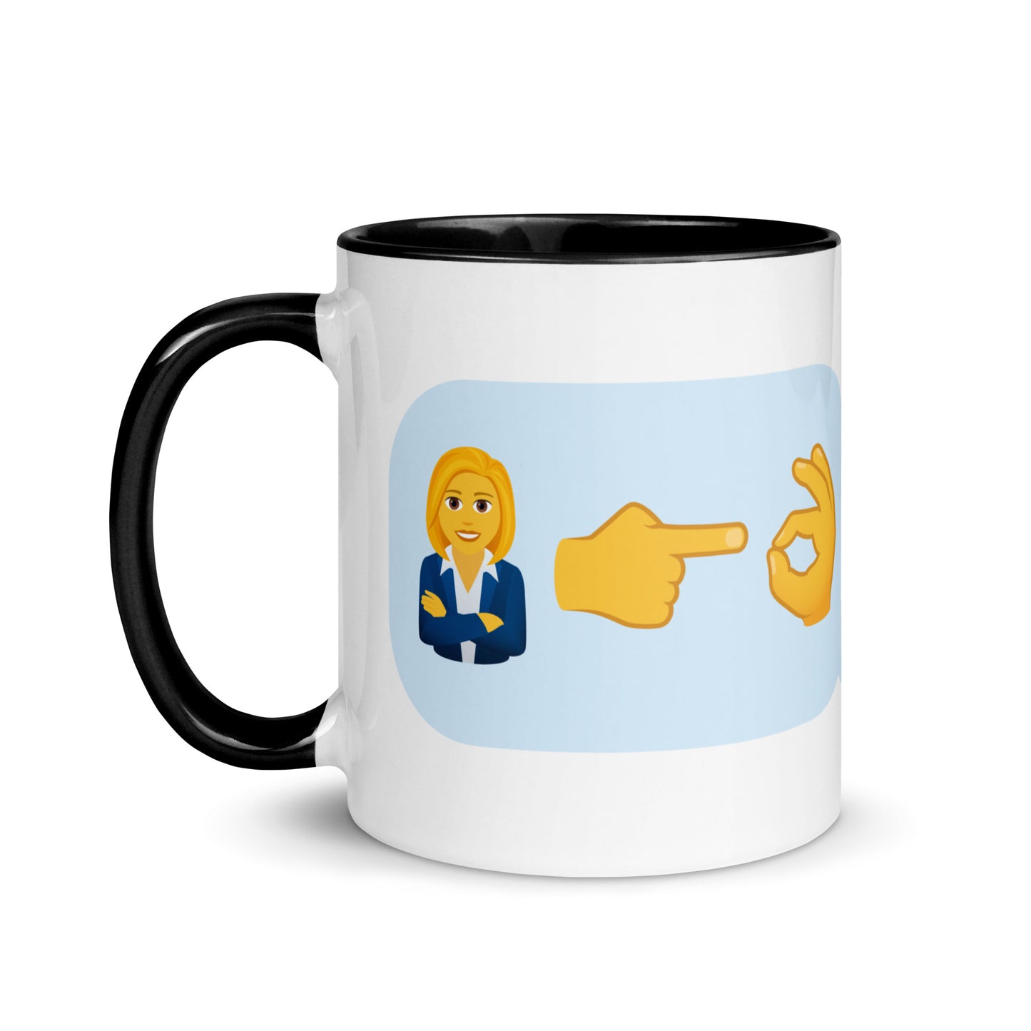 Mug with Swearoji and use example
