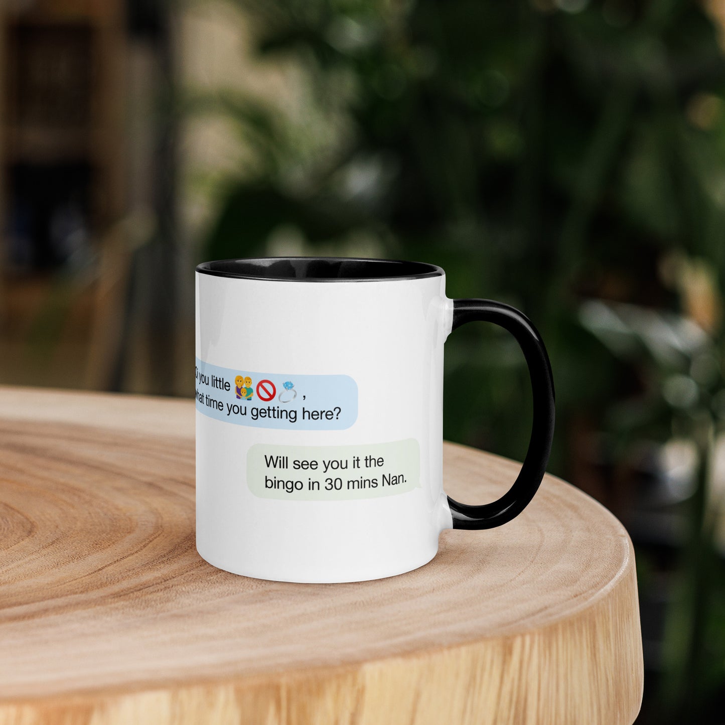 Mug with Swearoji and use example