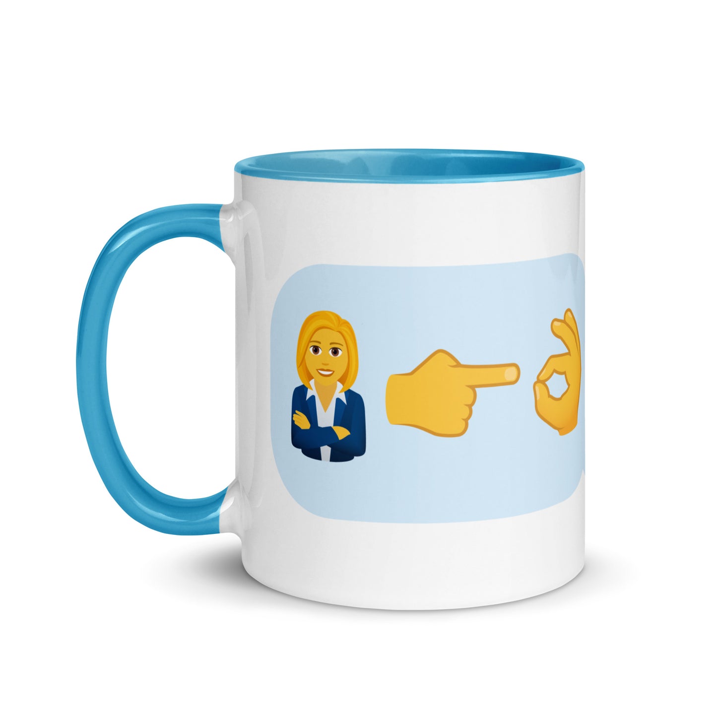 Mug with Swearoji and use example