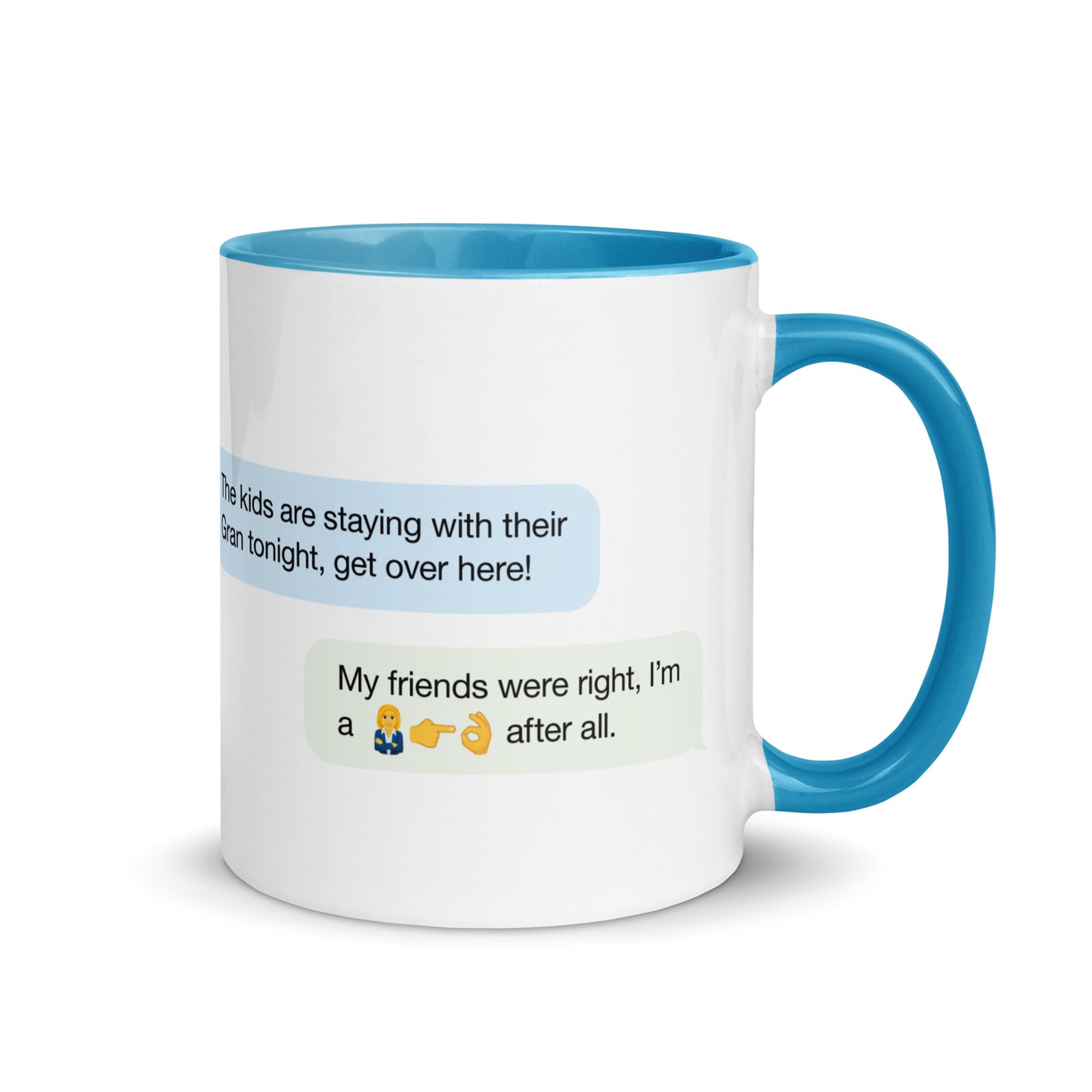 Mug with Swearoji and use example