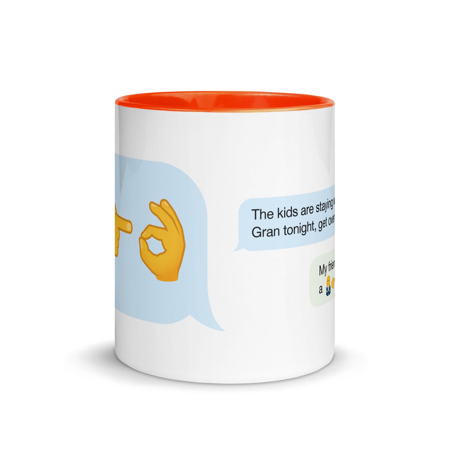 Mug with Swearoji and use example