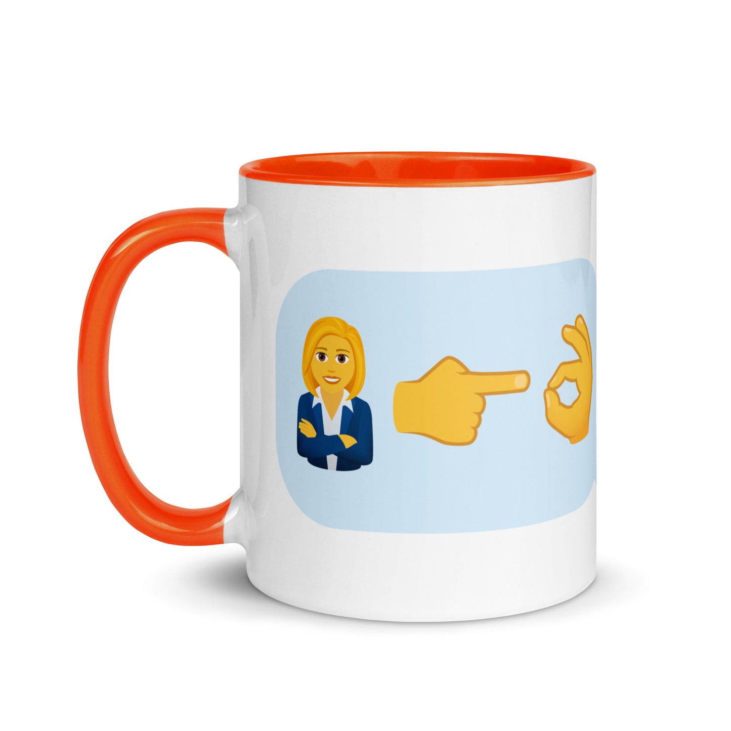 Mug with Swearoji and use example
