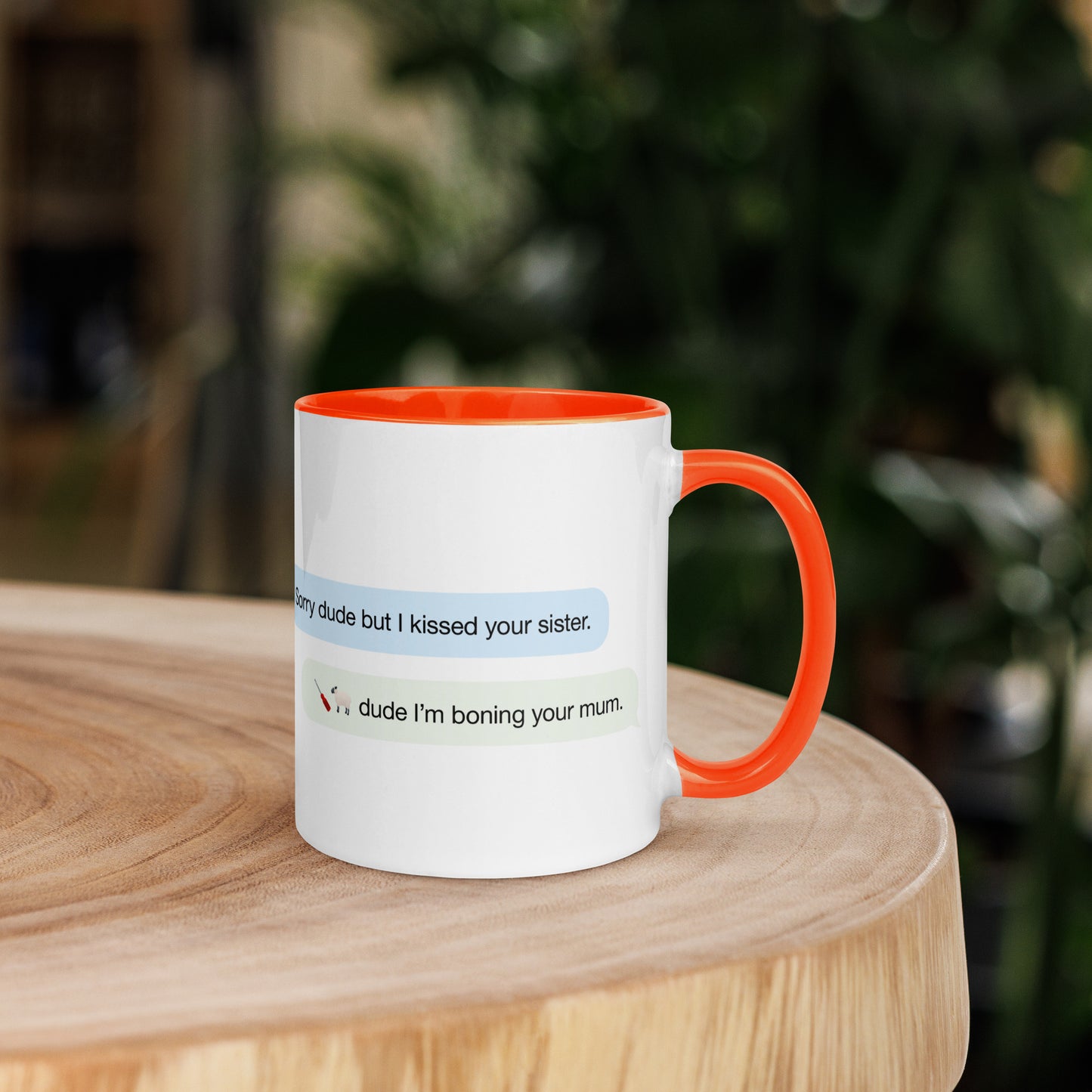 Mug with Swearoji and use example
