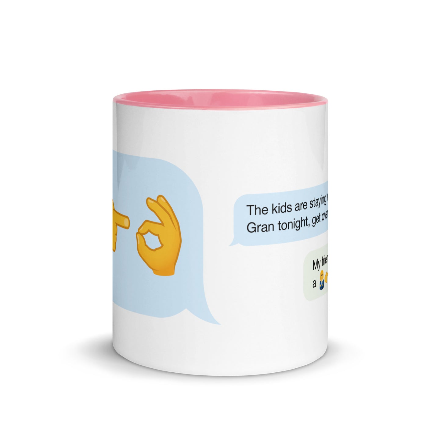 Mug with Swearoji and use example