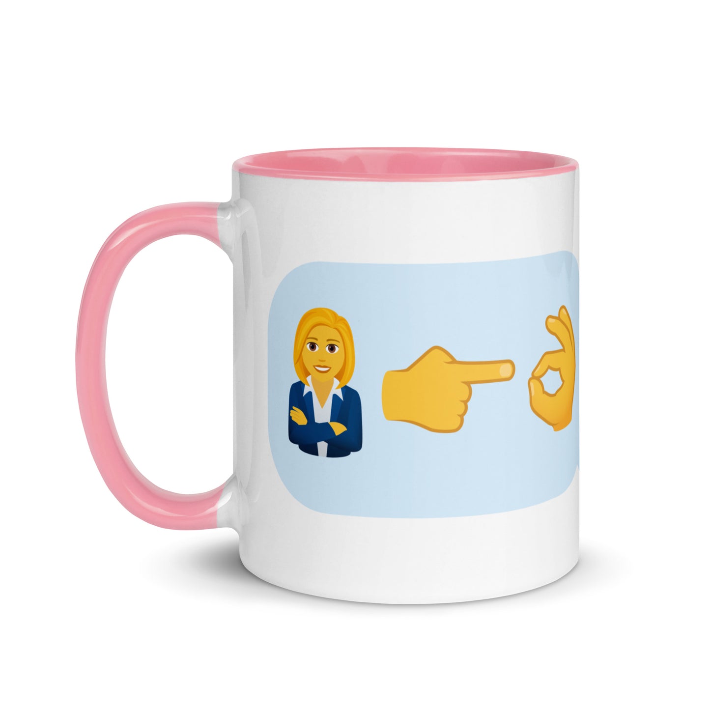 Mug with Swearoji and use example