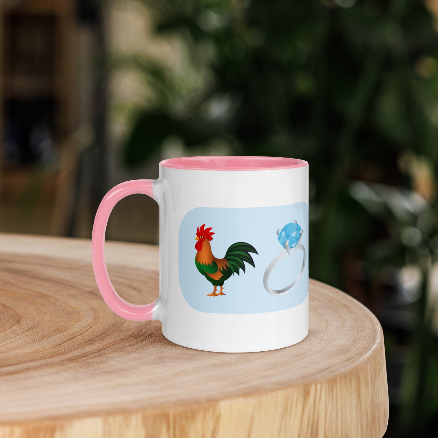 Mug with Swearoji and use example