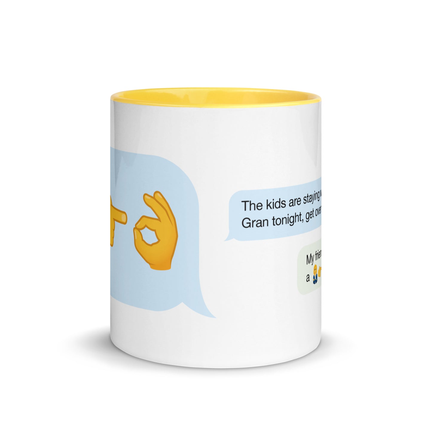 Mug with Swearoji and use example