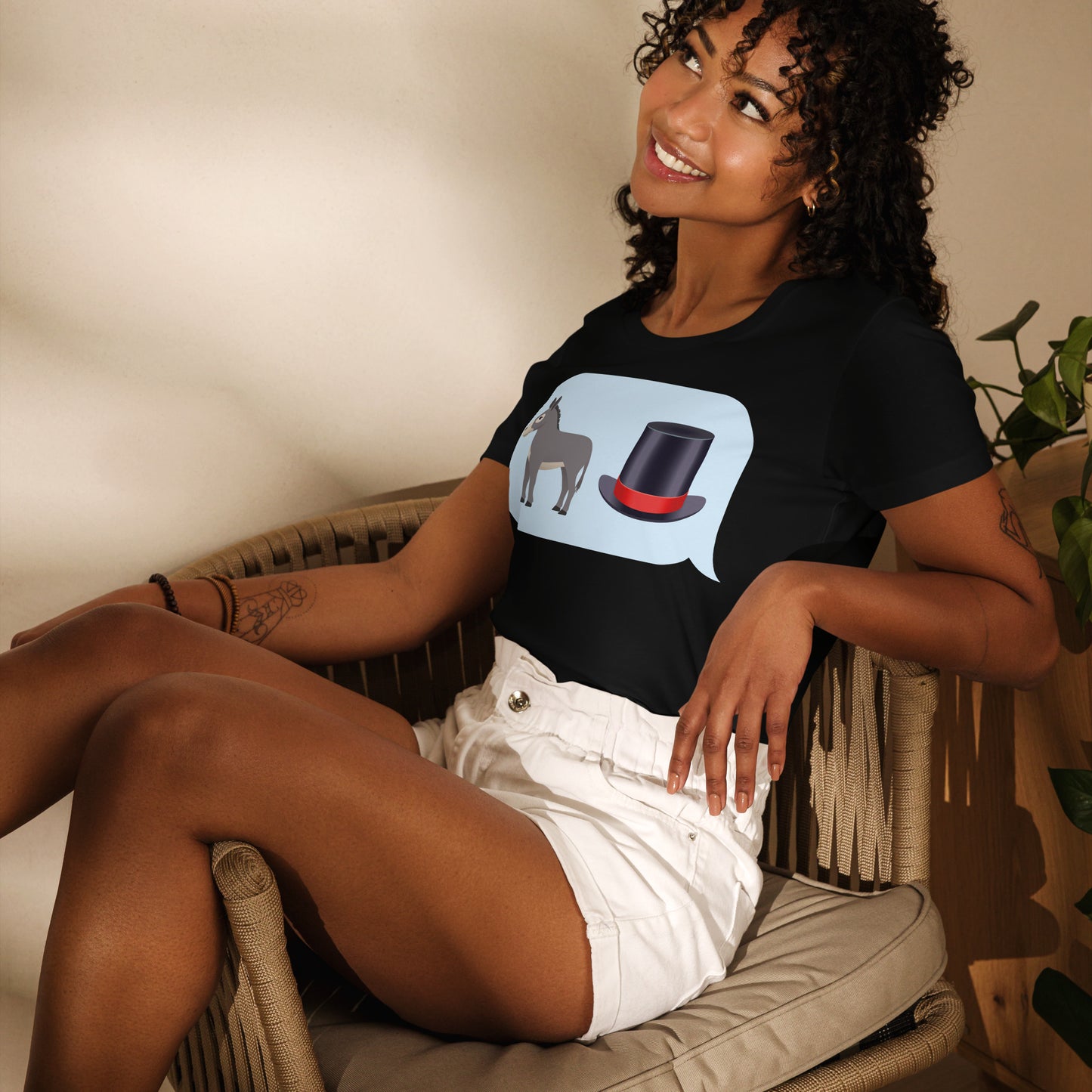 Women's fitted eco tee