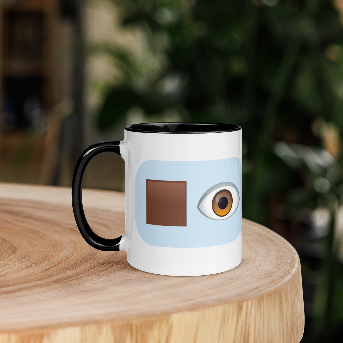 Mug with Swearoji and use example