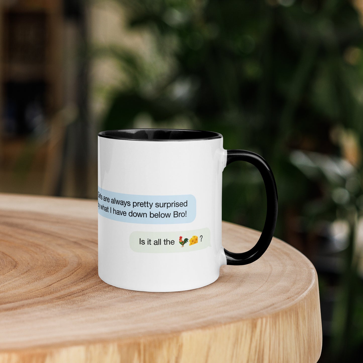 Mug with Swearoji and use example