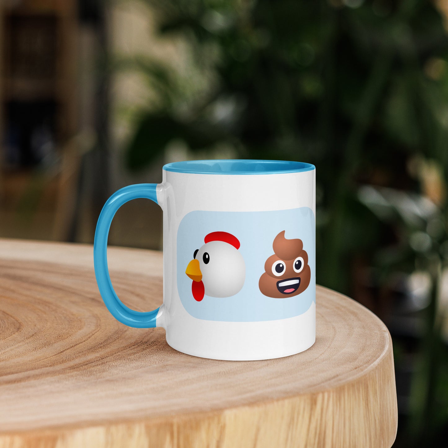 Mug with Swearoji and use example