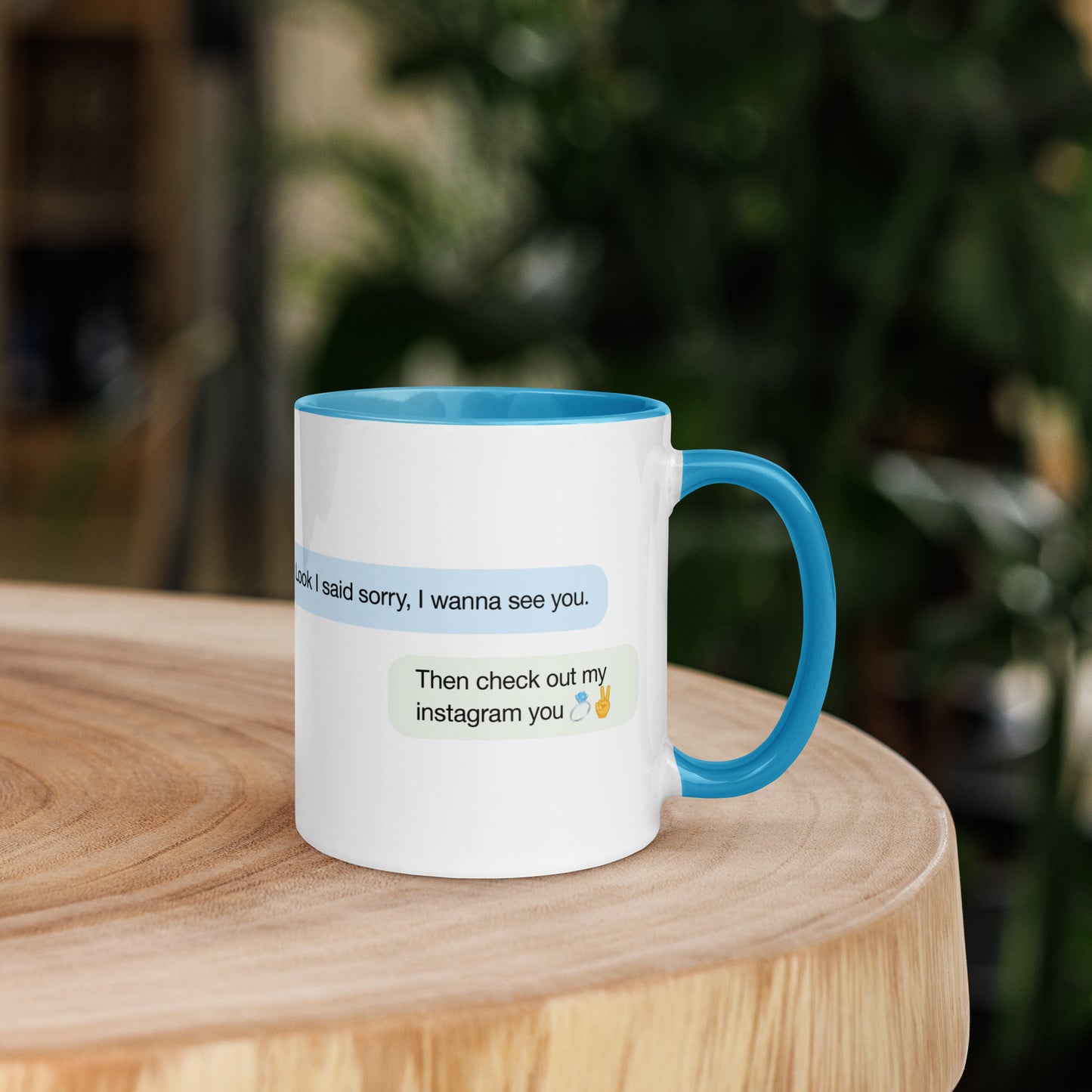 Mug with Swearoji with use example