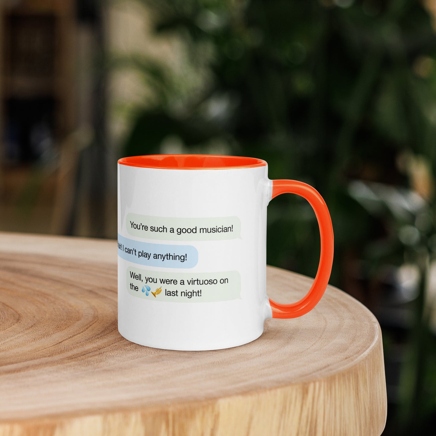 Mug with Swearoji and use example