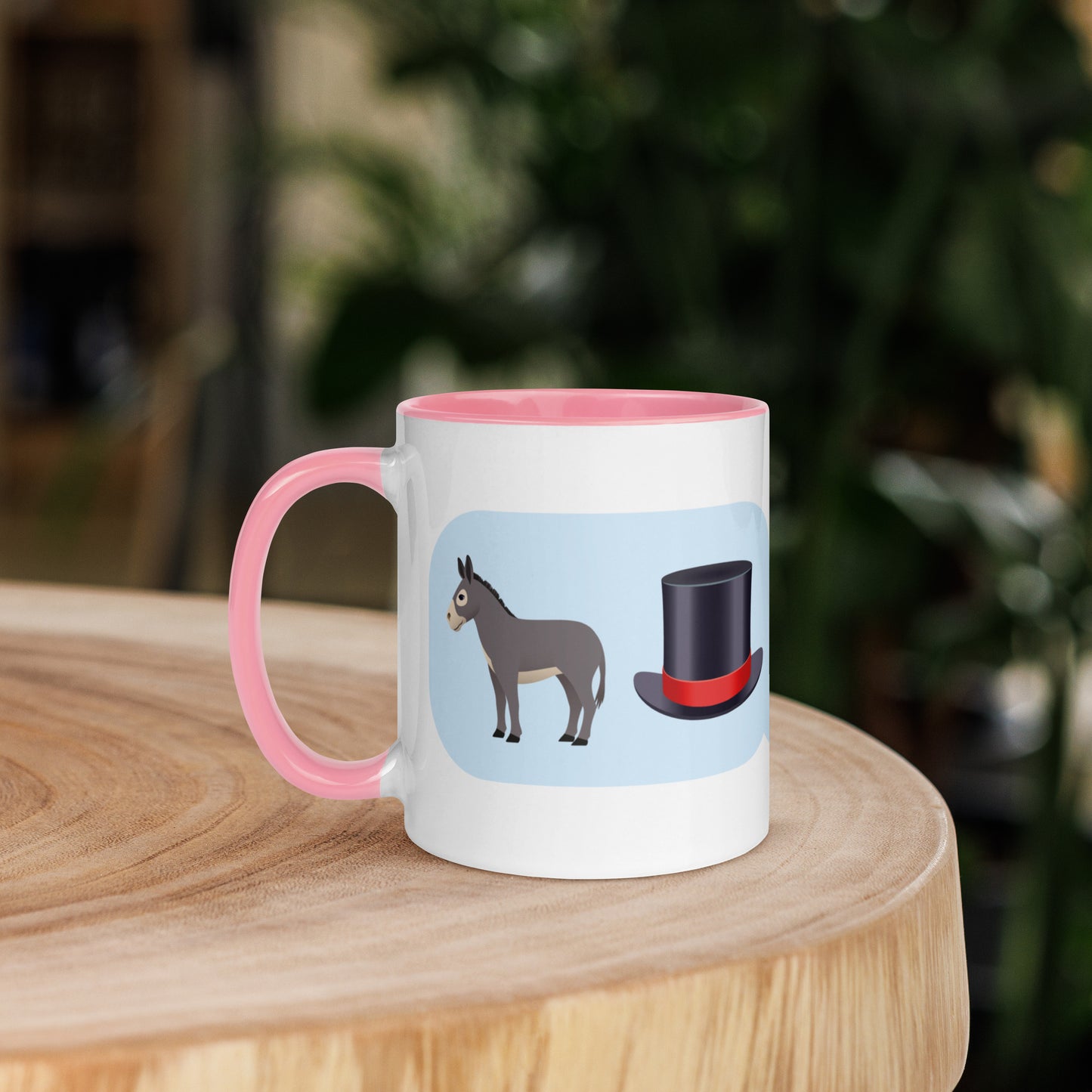 Mug with Swearoji and use example