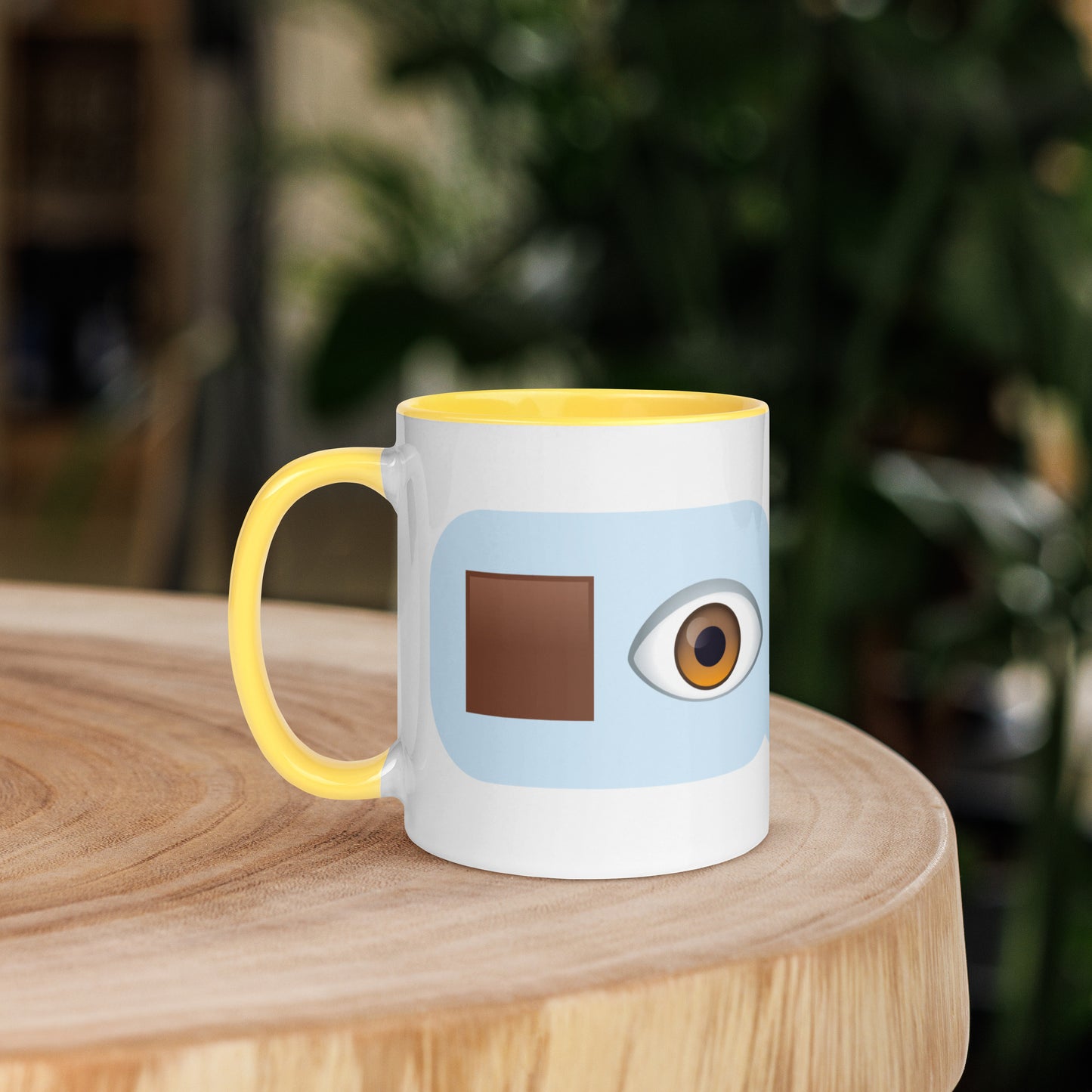 Mug with Swearoji and use example