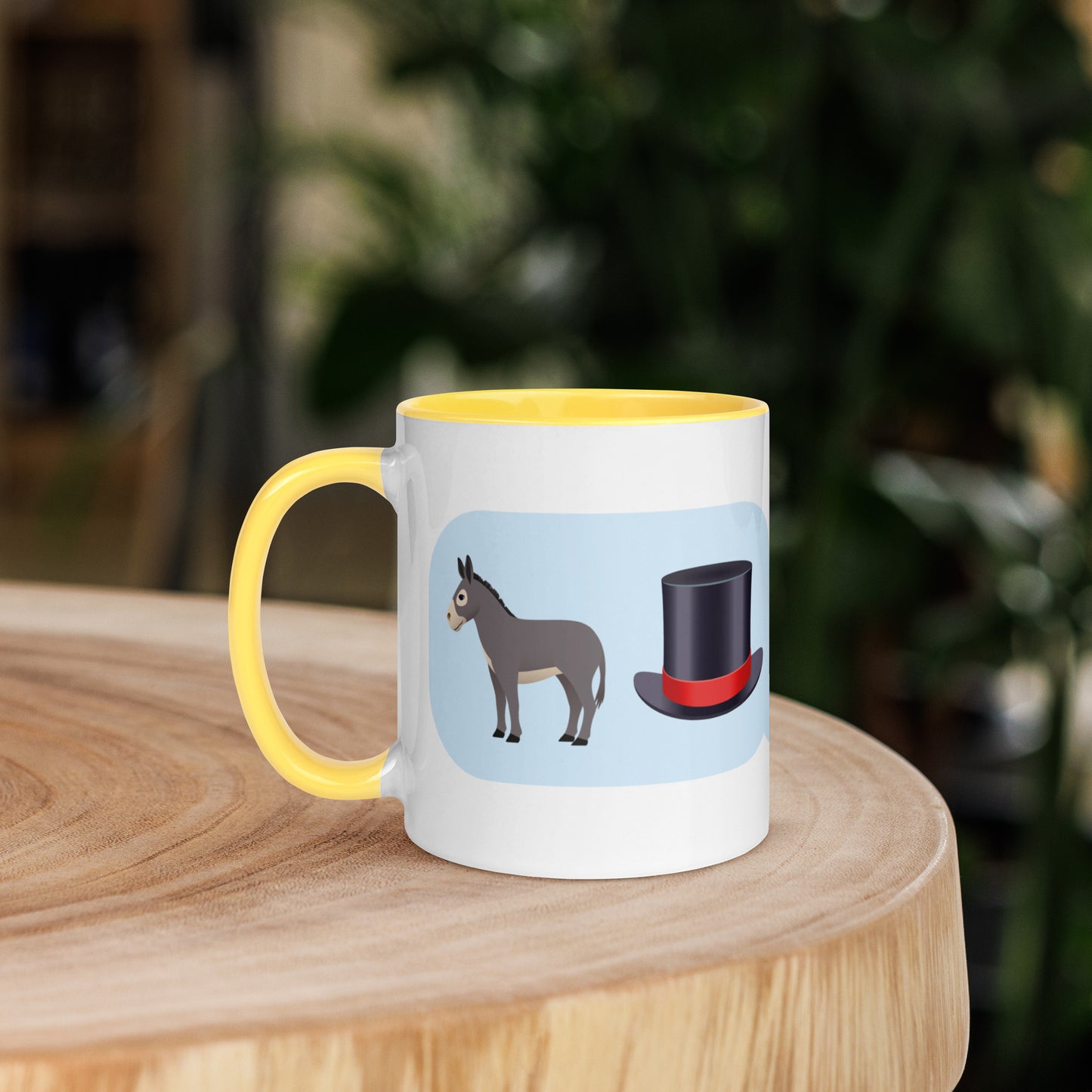 Mug with Swearoji and use example