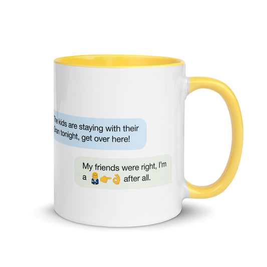 Mug with Swearoji and use example